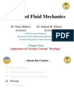 Advanced Fluid Mechanics: Dr. Ahmed M. Khaira Dr. Omar Mehrez