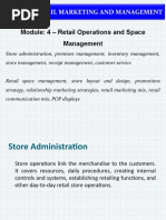 Module: 4 - Retail Operations and Space Management