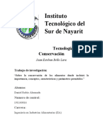 Trabajo de Investigacion - Importancia de La Conservacion