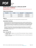 10.3.4 Packet Tracer - Configure and Verify NTP - ILM