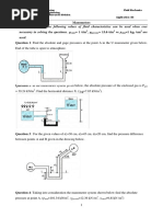 Necesarry in Solving The Questions. Used.: Gaz 2 Yağ 3