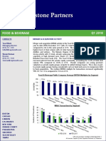 Capstone Food Beverage MA Coverage Report - Q1 2018 - 1