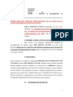 Dda Incumplimiento de Contrato