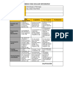 Rúbrica para Evaluar Infografías