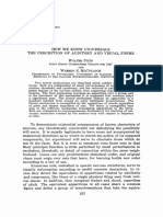 Pitts, W. & McCulloch, W. How We Know Universals. The Perception of Auditory and Visual Forms