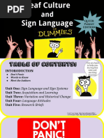 Asl For Dummies