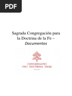 Congregación para La Doctrina de La Fe - Documentos