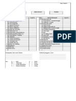 Formulir Checklist Lift