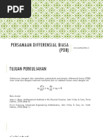 Persamaan Differensial Biasa (PDB) 2