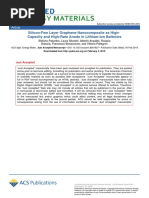 Silicon-Few Layer Graphene Nanocomposite As High-Capacity and High-Rate Anode in Lithium-Ion Batteries