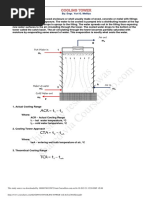 COOLING TOWER With Solved Problems PDF