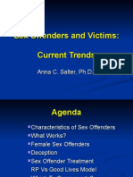 Sex Offenders and Victims: Current Trends