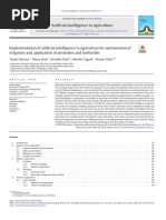 Implementation of Artificial Intelligence in Agriculture For Optimisation of