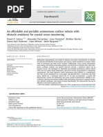 An Affordable and Portable Autonomous Surface Vehicle With Obstacle Avoidance For Coastal Ocean Monitoring