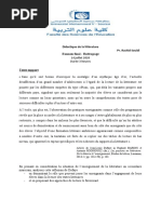 Souidi Examen Final Rattrapage Didactique de La Littérature