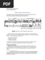 Fugue No. 6: Well-Tempered Clavier Book I