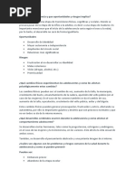 Qué Es La Adolescencia y Que Oportunidades y Riesgos Implica