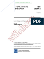 Coordinacion de Proteccionesinfo Iec60947-2 (Ed3.0) en D