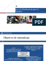 Módulo 6 Introducción A La Planificación para El Cambio Climático