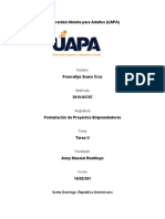 Tarea 5 de Formulacion de Proyectos