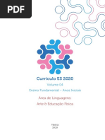 Currículo ES 2019 Vol 04 Ensino Fundamental Anos Iniciais Área de Linguagens Arte e Educação Física Miolo