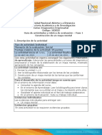 Guia de Actividades y Rúbrica de Evaluación - Unidad 1-Fase 1 - Construir Un Mapa Mental.