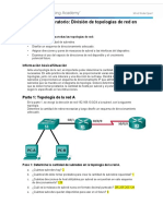 Lab 2 - Subnetting Network Topologies