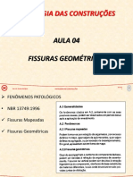 PAT - Aula 04 - Fissuras Geométricas