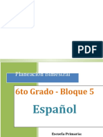 06 Plan 6to Grado - Bloque 5 Dosificación