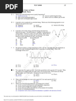 Waves and Sound Testbank