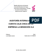 Auditoria de Caja Chica (Caso Práctico)