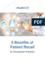 5 Benefits of Patient Recall For Chiropractic Practices