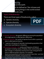 Types of Biodiversity