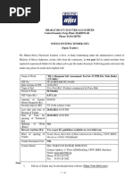 (Open Tender) : Type of Bid (Techno-Commercial & Price Bid)