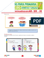 Verbos Terminados en AR ER IR