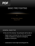 Basic Fire Fighting