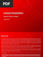 Investor Presentation: Bharti Airtel Limited