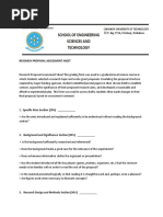 Research Proposal Assessment Sheet