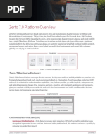 Zerto 7.0 Platform Overview: It Resilience