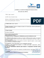 Plano de Aula - 6° Ano Jogos e Esportes