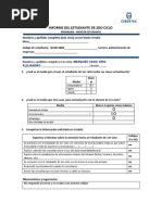 Informe - Autoevaluación Del Mentor - 2do Ciclo Sem 6