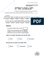 Guia de Aprendizaje Los Meses Del Año