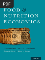 Food and Nutrition Economics Fundamentals For Health Sciences by Davis, George Carroll Serrano, Elena Lidia