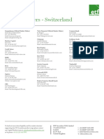 Market Makers and Institutional Brokers - Switzerland