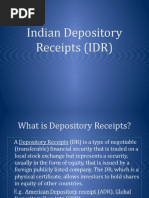 Indian Depository Receipts (IDR)