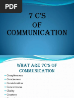 7 Cs of Communication