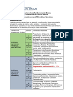 Programacion Semanal Matematicas Operativas