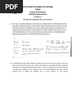 Practica 2 - Prueba de Hipotesis de Una Muestra