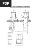 Diagrama de Transformador Padmounted