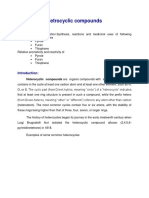 Hetrocyclic Compounds: Syllabus